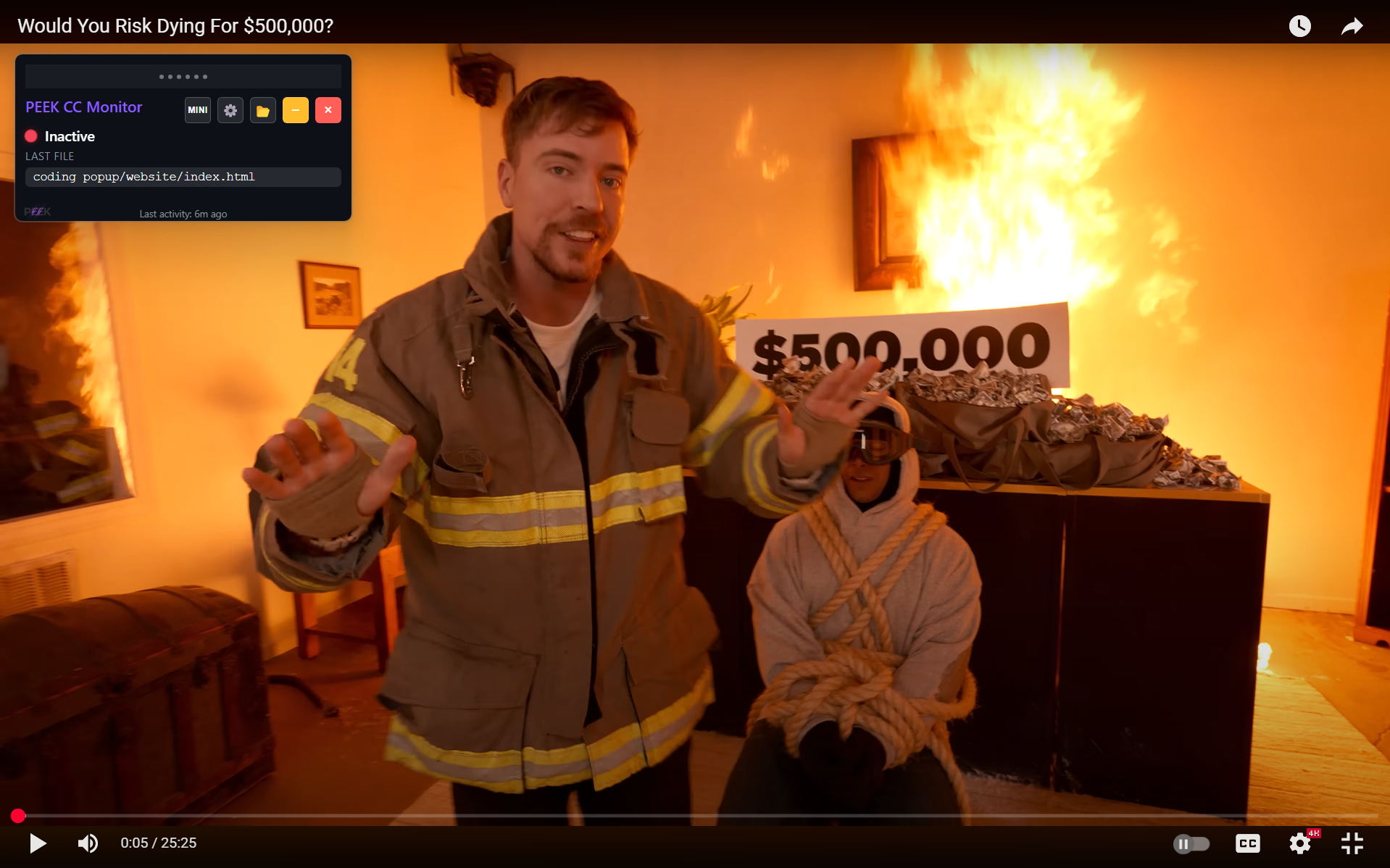 Monitor in Claude mode